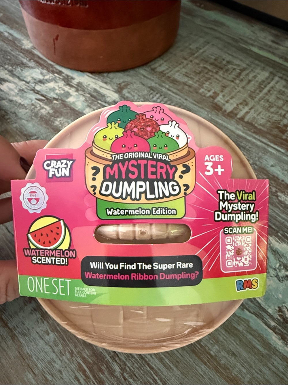 Super Rare Viral watermelon edition Dumpling Mystery Squishy Dumpling Sealed
